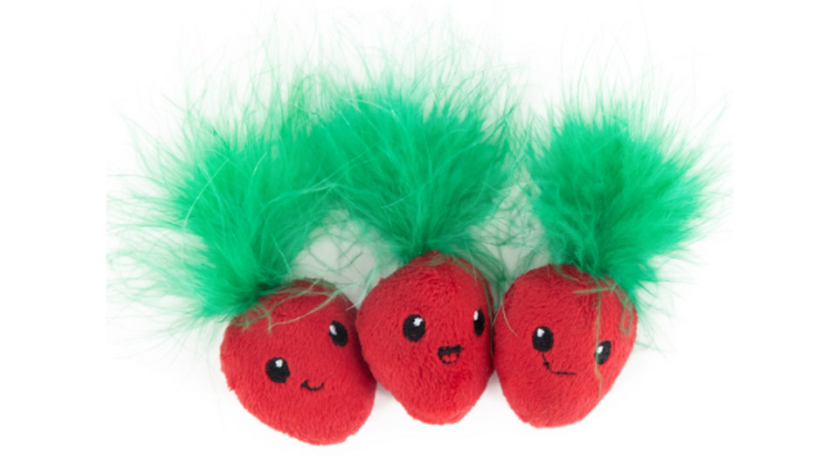 Petstages Straw-Babies Catnip Cat Toy (3 Pack)