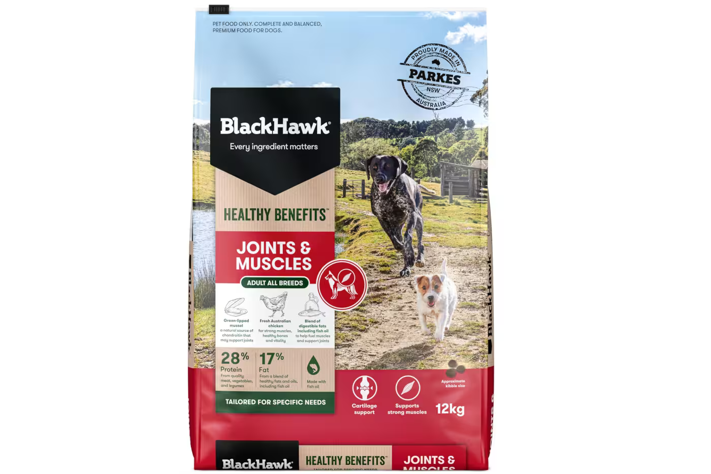 Black Hawk Healthy Benefits Sensitive Skin and Gut - Dry Dog Food (Copy) - 12kg - Dry Dog Food