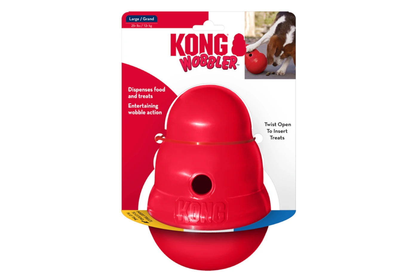 KONG Wobbler Dog Toy - Large - Dog Toys