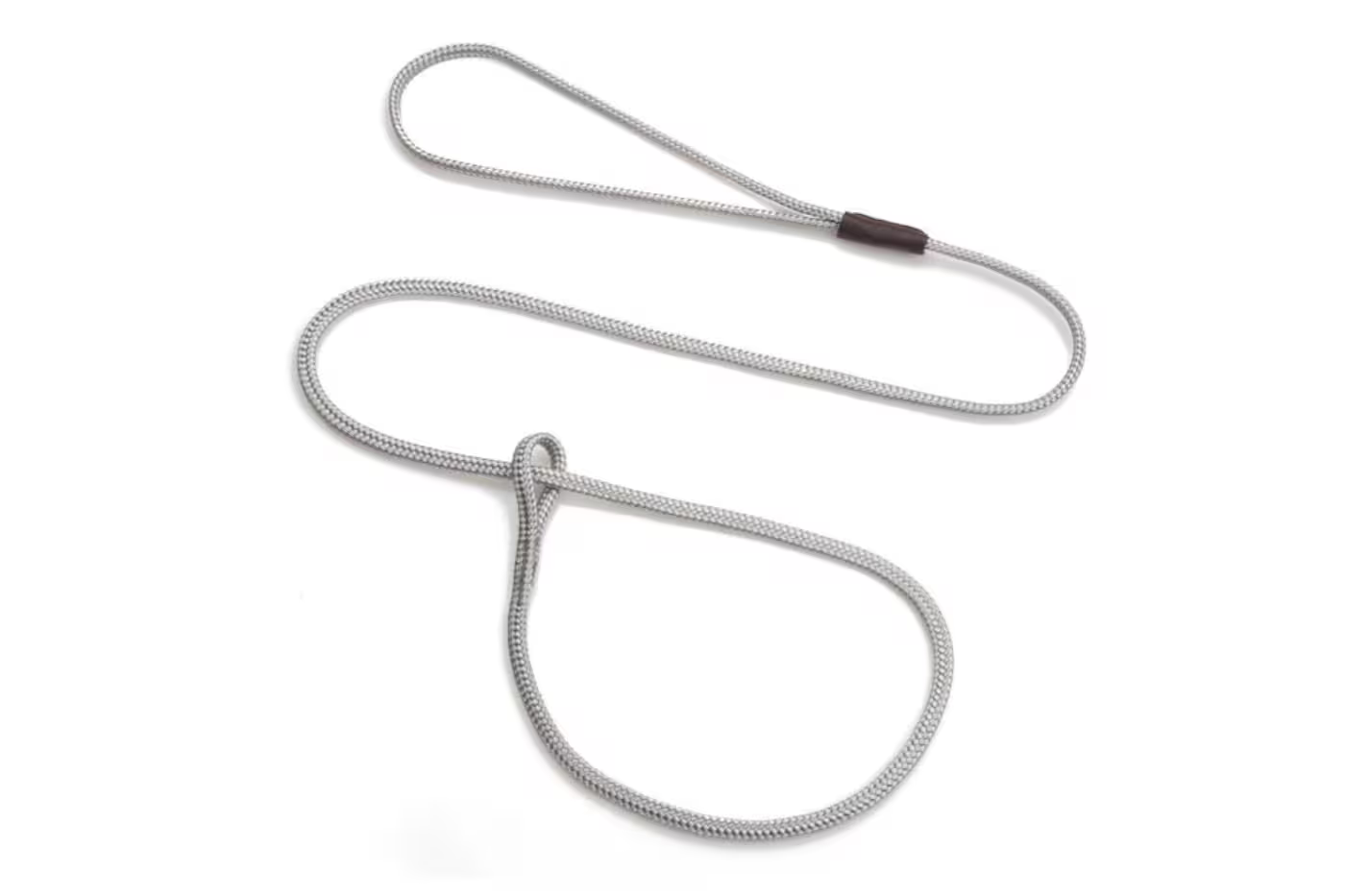 Mendota Show Loop Leads - Silver - Dog Leads