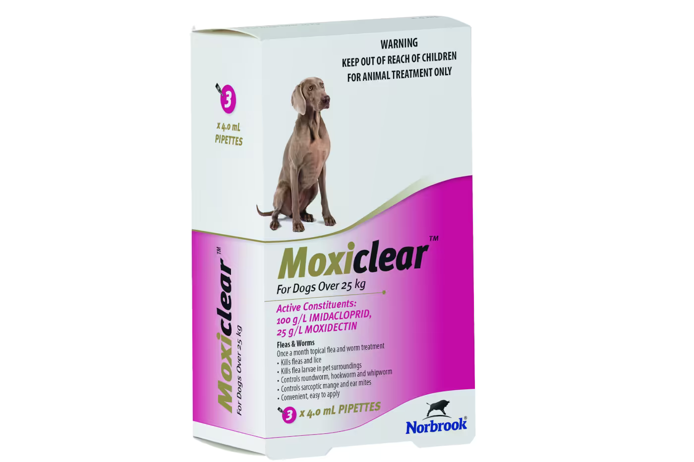 Moxiclear Flea and Worm Treatment for Dogs - Dog Flea and Worm Treatment
