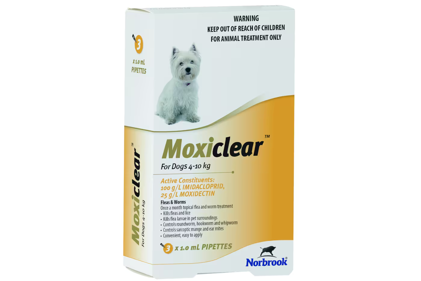 Moxiclear Flea and Worm Treatment for Dogs - Dog Flea and Worm Treatment