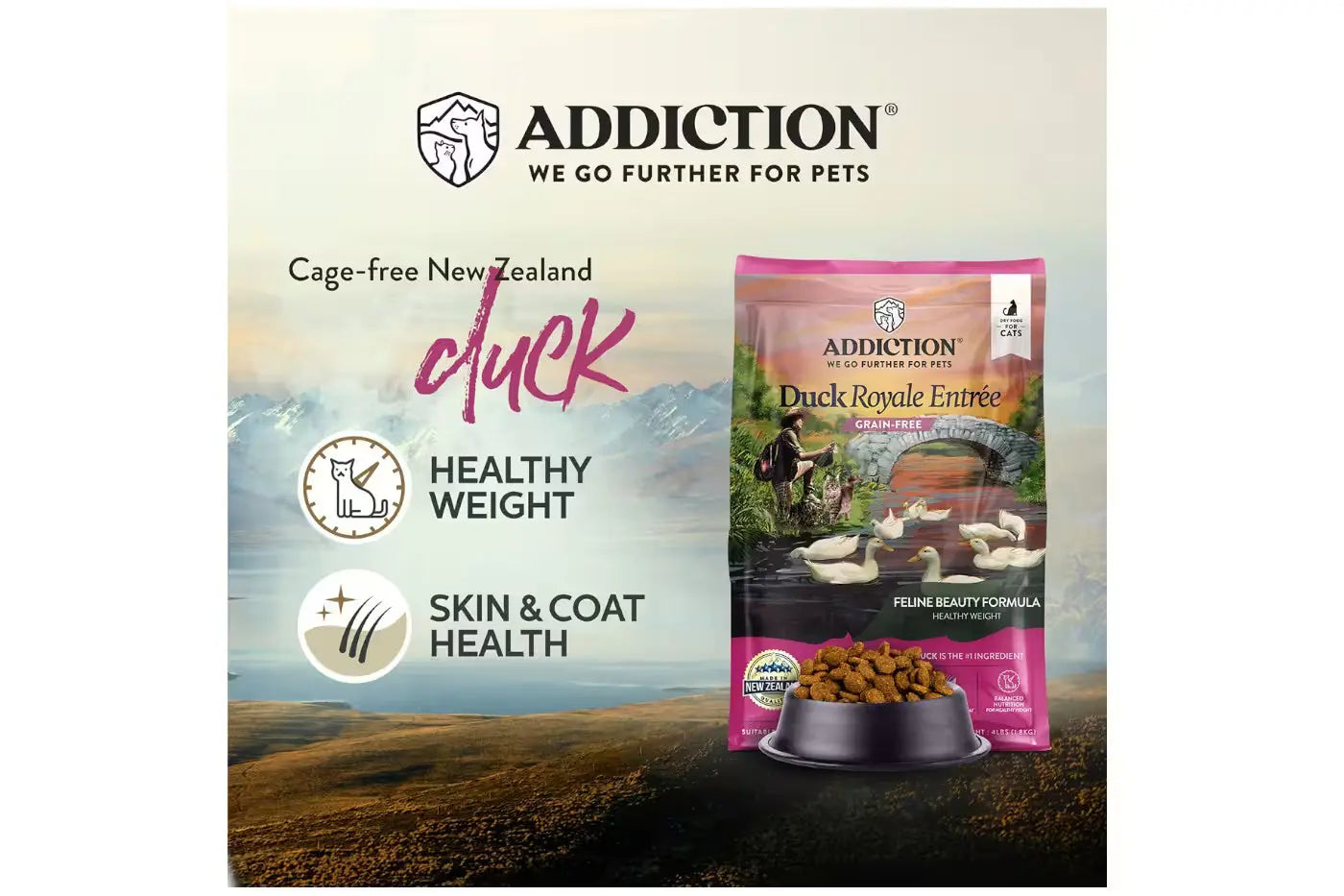 Addiction Duck Royale Entree Dry Cat Food Dry Cat Food