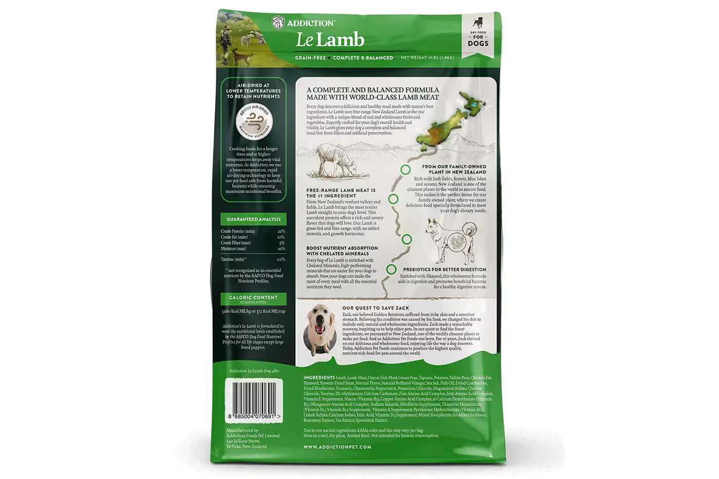 Addiction Le Lamb Dry Dog Food Dry Dog Food