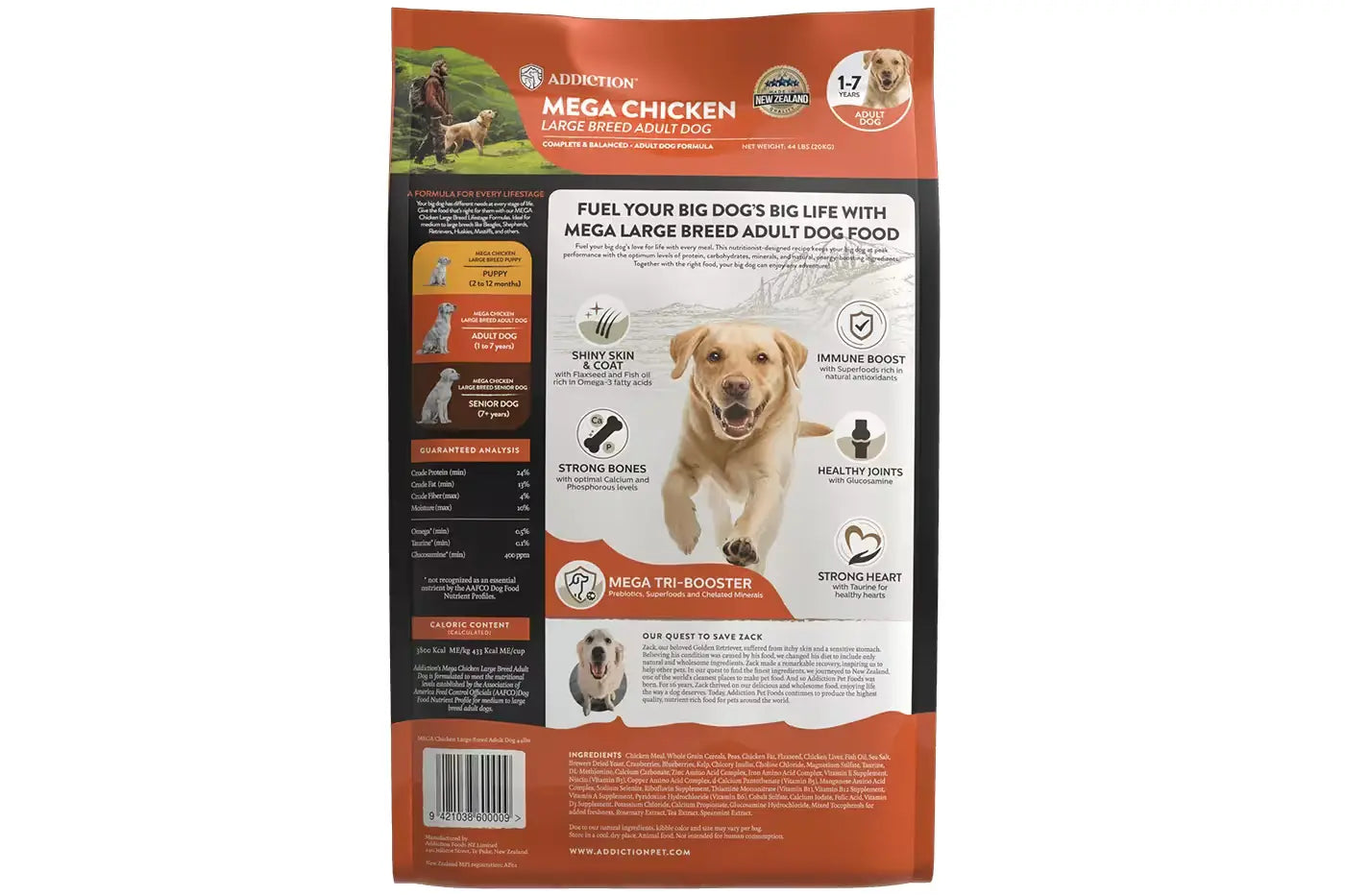 Addiction MEGA Chicken Large Breed Adult Dry Dog Food Dry Dog Food