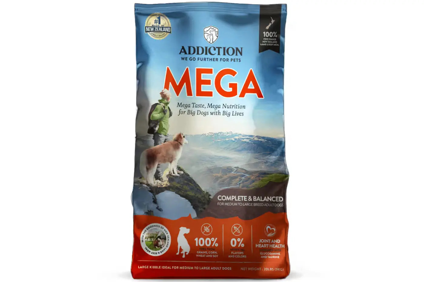 Addiction MEGA Lamb and Beef Dry Dog Food Dry Dog Food