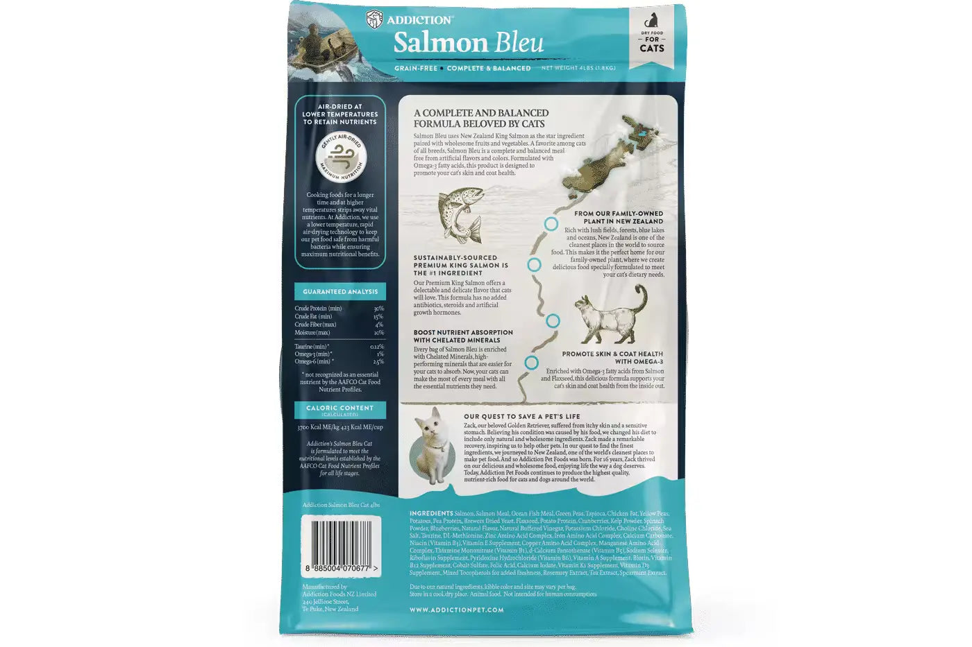 Addiction Salmon Bleu Cat Dry Cat Food Dry Cat Food