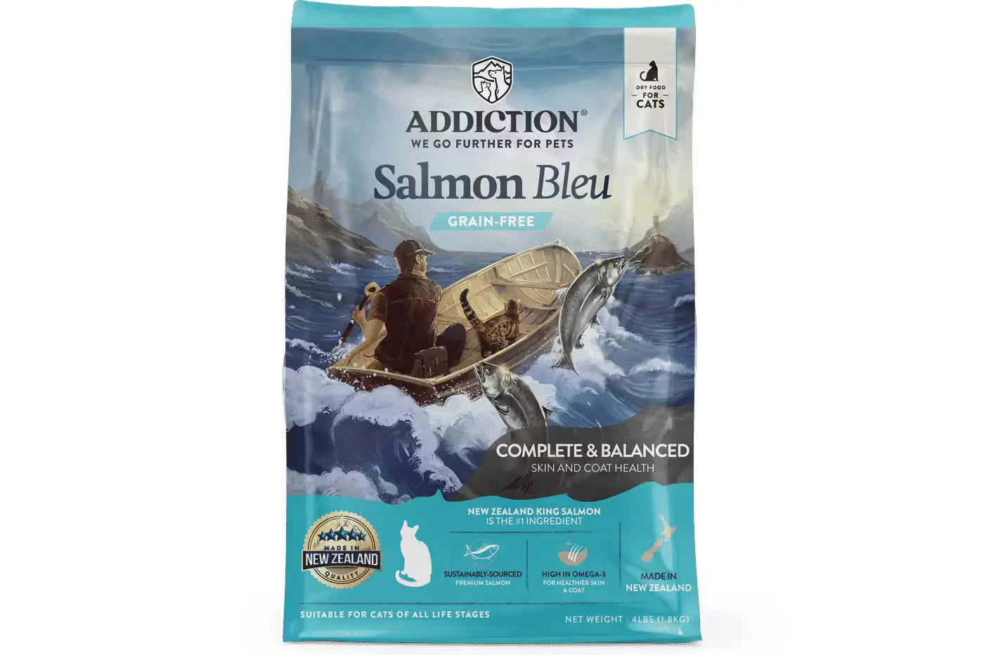 Addiction Salmon Bleu Cat Dry Cat Food Dry Cat Food