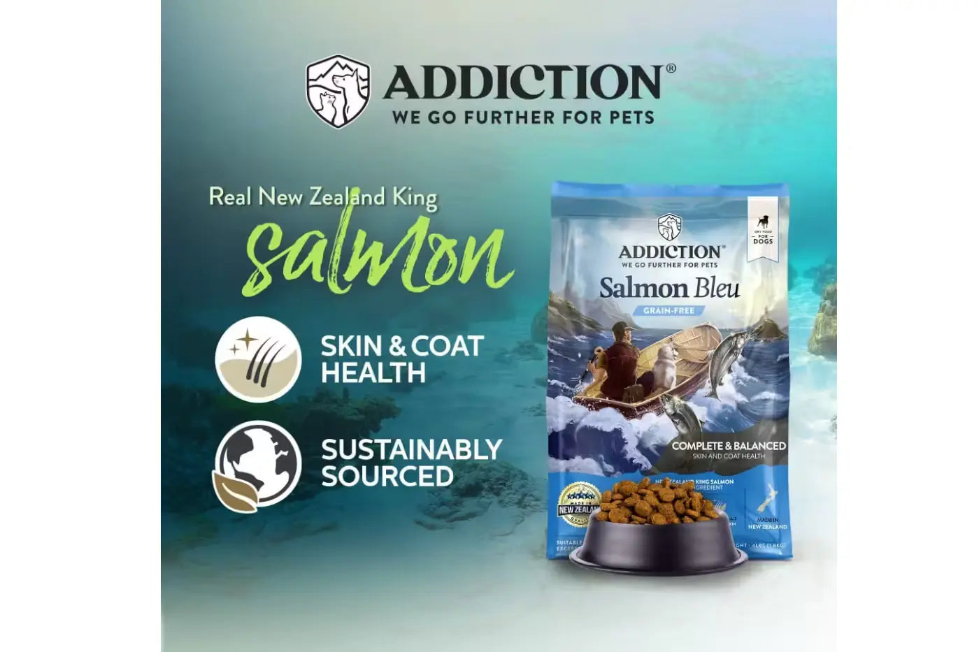 Addiction Salmon Bleu Dry Dog Food Dry Dog Food
