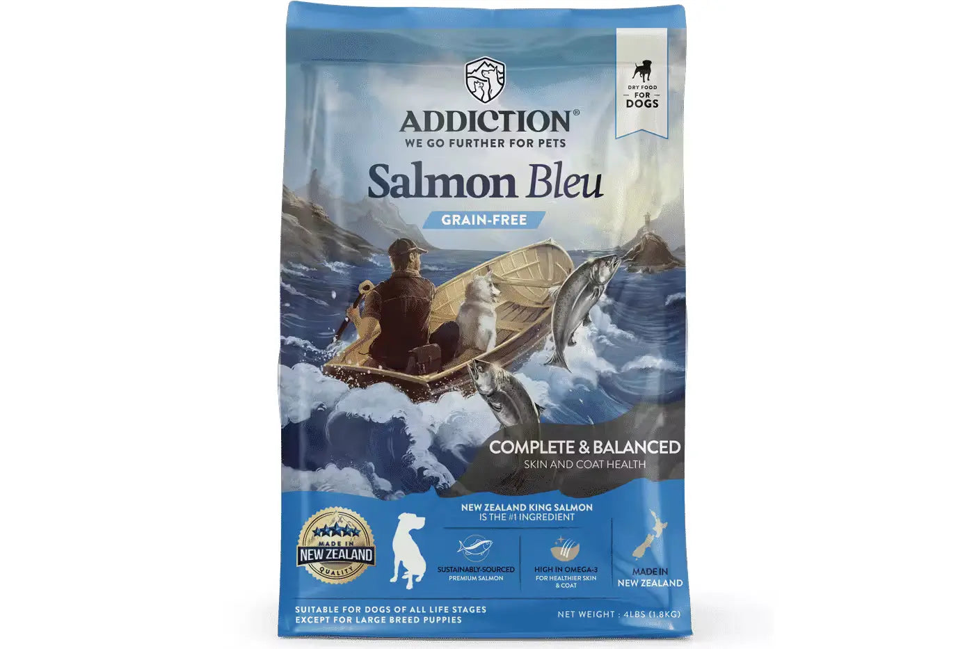 Addiction Salmon Bleu Dry Dog Food Dry Dog Food