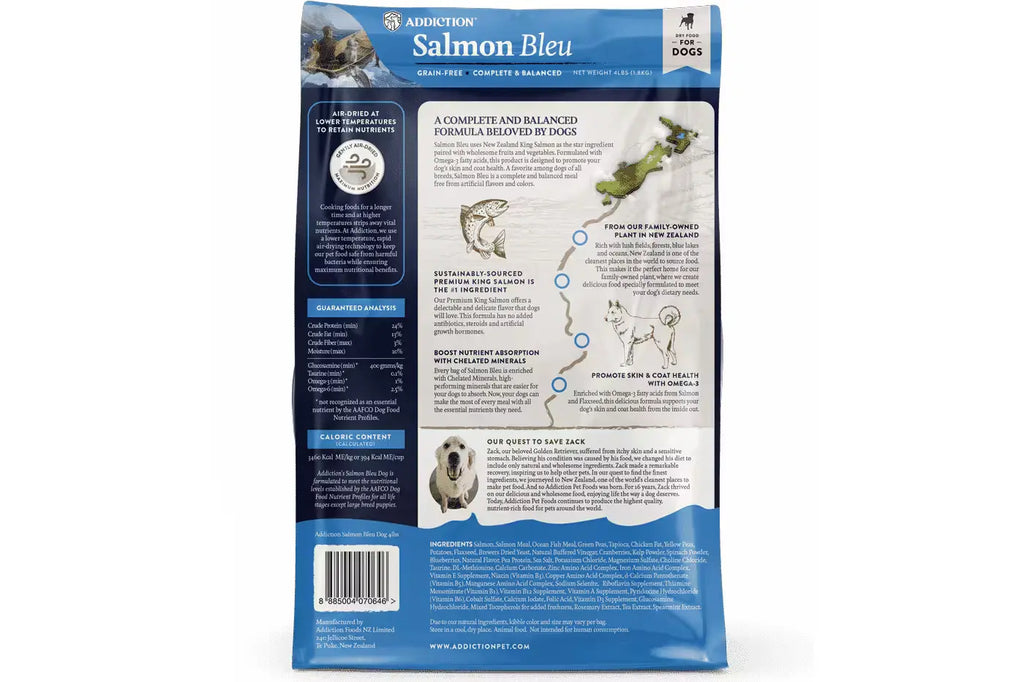 Addiction Salmon Bleu Dry Dog Food Dry Dog Food