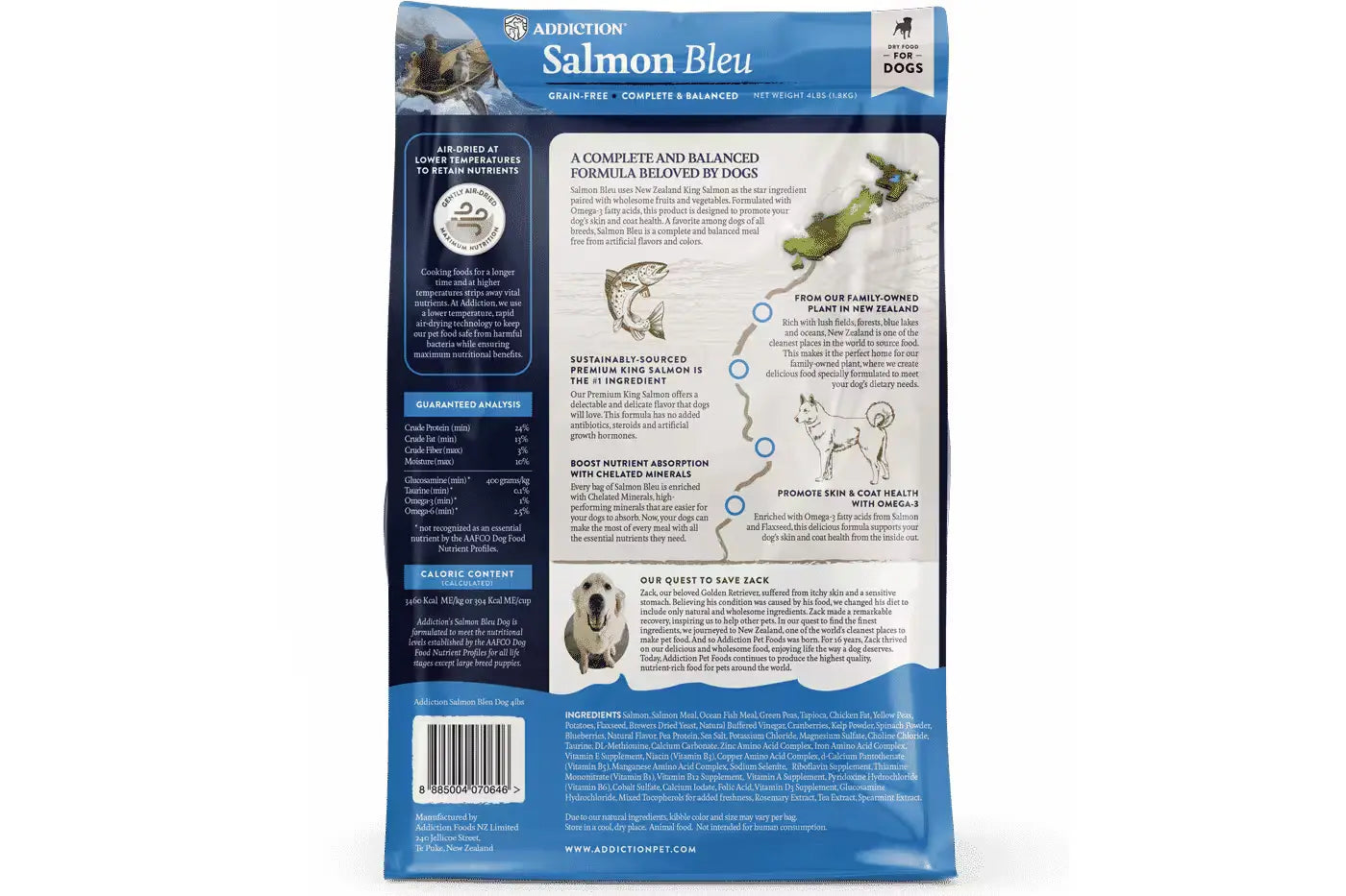 Addiction Salmon Bleu Dry Dog Food Dry Dog Food