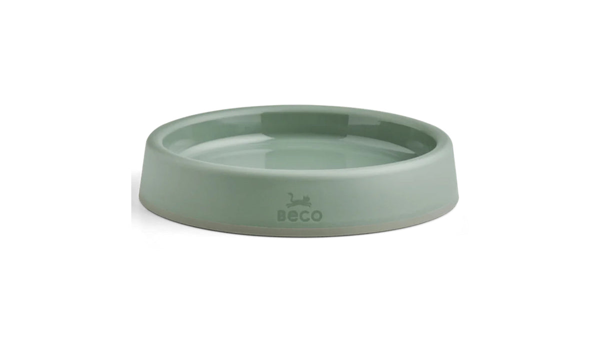 Beco Steady Cat Bowl – Olive Green