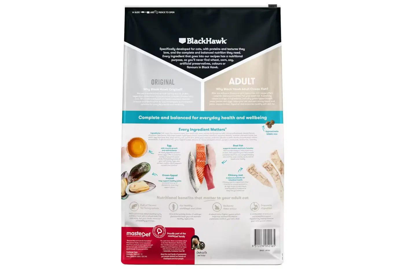 Black Hawk Adult Cat Ocean Fish Dry Cat Food