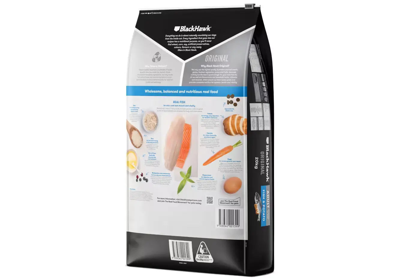 Black Hawk Adult Dog Fish and Potato Dry Dog Food Dry Dog Food