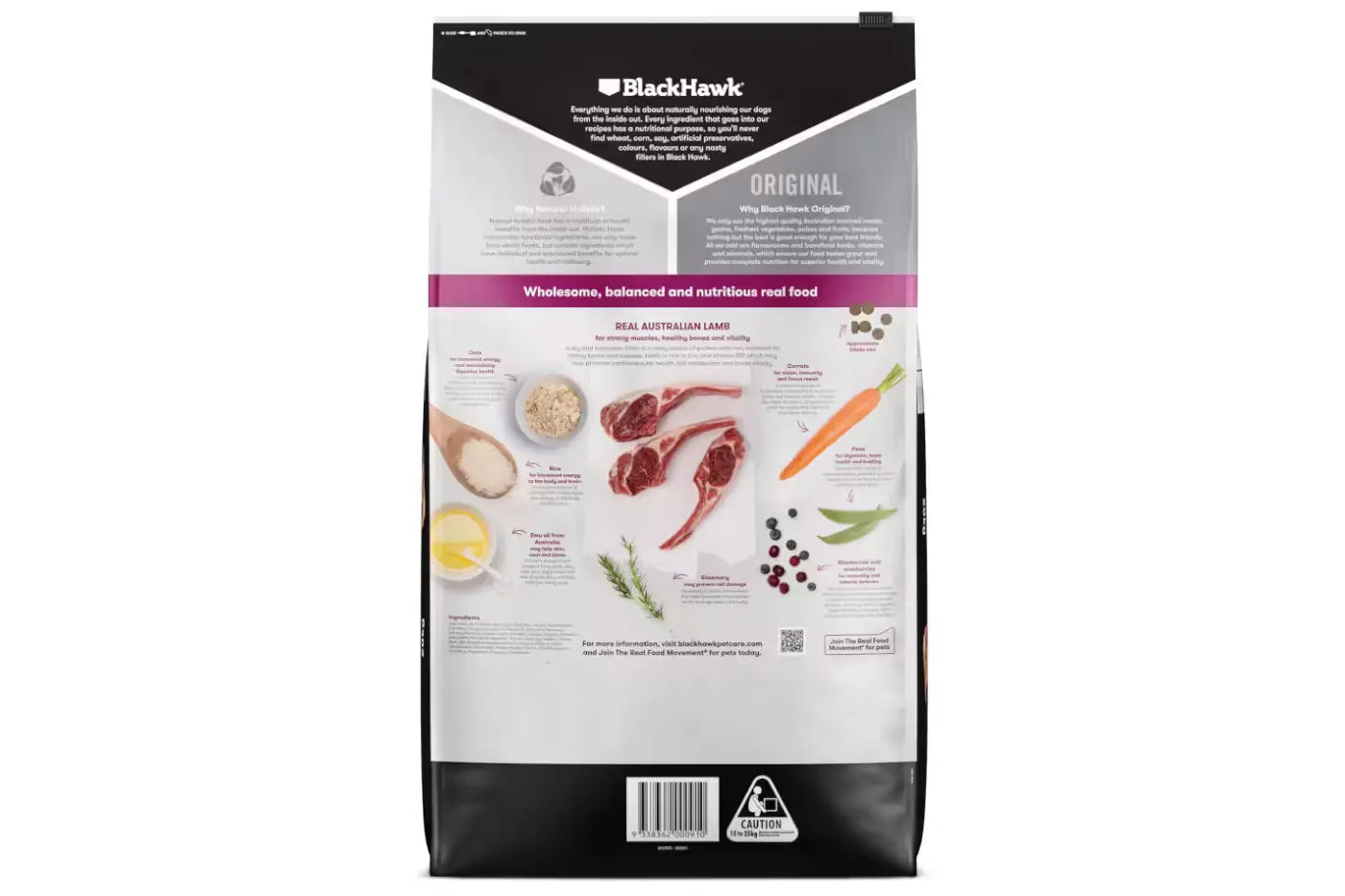 Black Hawk Lamb and Rice Dry Adult Dog Food Dry Dog Food