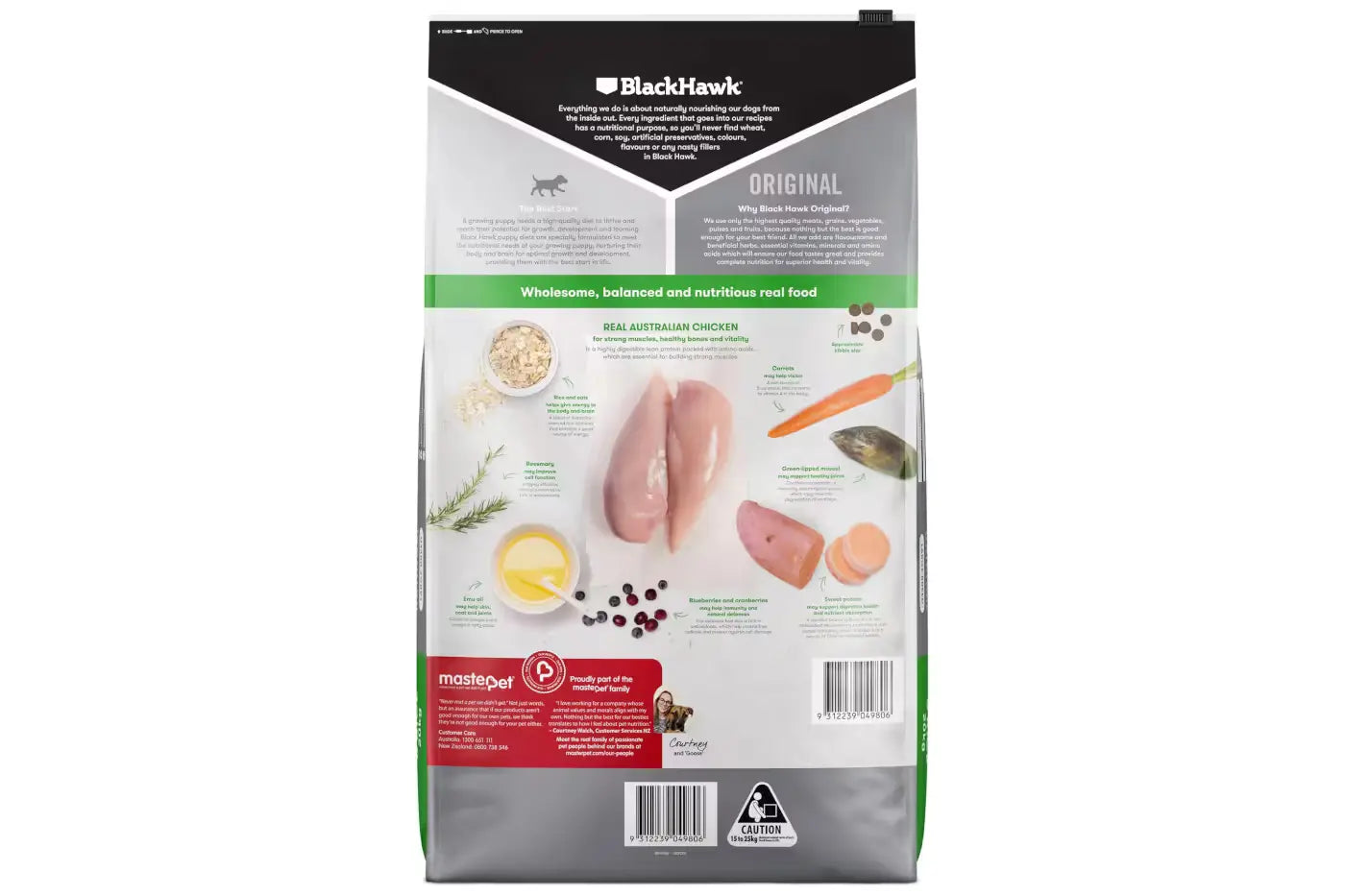 Black Hawk Puppy Large Breed Chicken and Rice Dry Puppy Food 20kg Dry Puppy Food