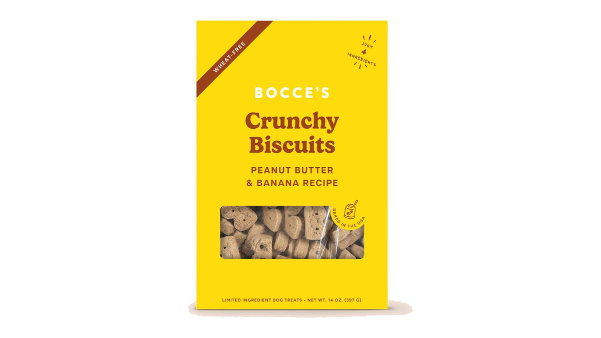 Bocce's Bakery Peanut Butter & Banana Biscuits 395g