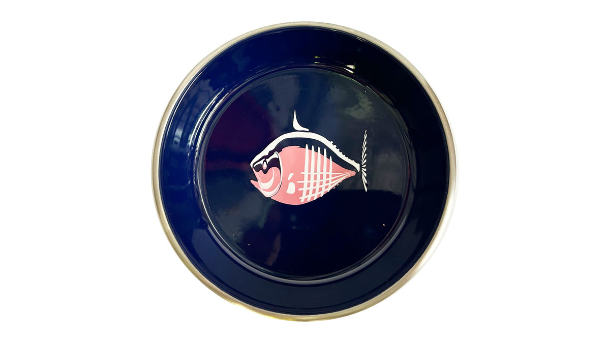Durabolz Stainless Steel Cat Dish – 190 mL Blue