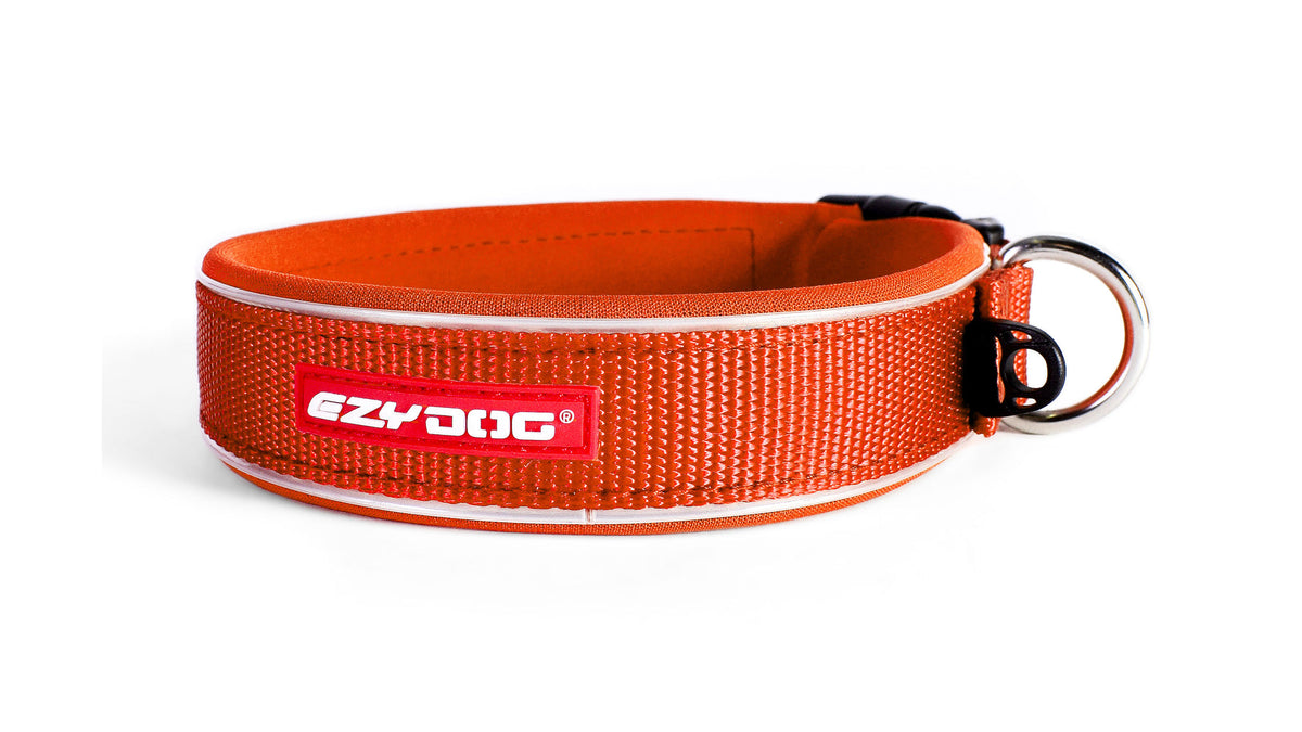 EzyDog Neo Classic Dog Collar – Orange