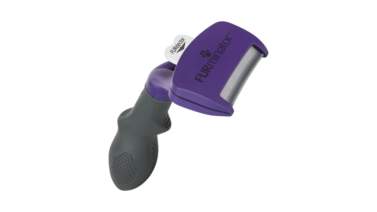 FURminator deShedding Tool for Short Hair Cats – Medium/Large