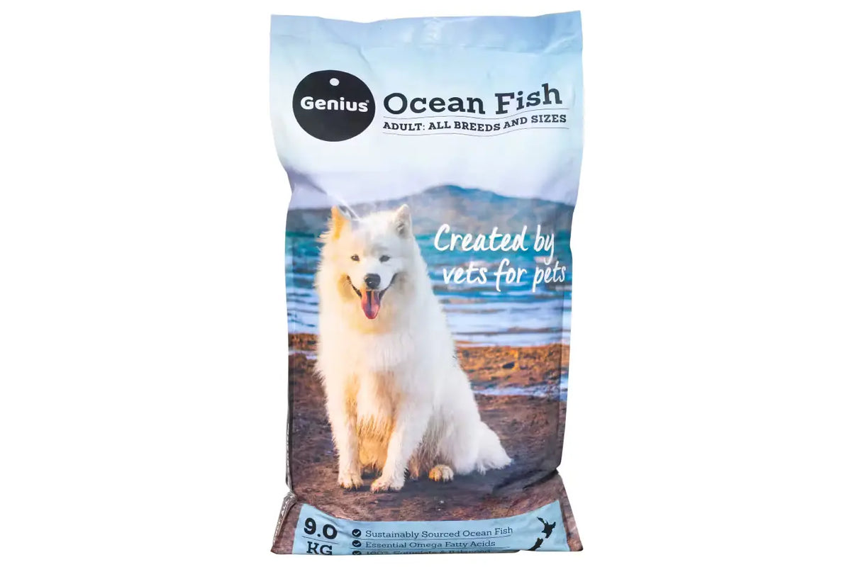 Illustration of Ocean Fish-Free Alternatives Dog Food