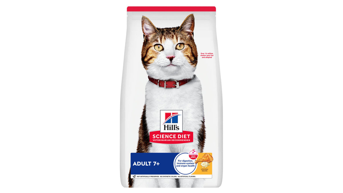 Hill's Science Diet Adult 7+ Chicken Dry Cat Food