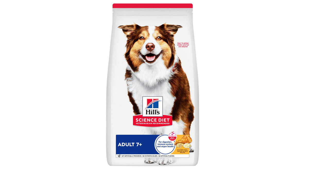 Hill's Science Diet Adult 7+ Chicken Meal, Barley & Rice Dry Dog Food
