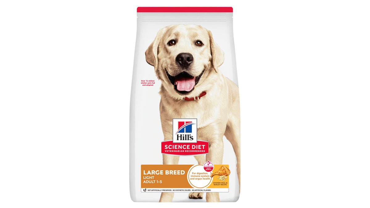 Hill's Science Diet Adult Light Large Breed Chicken Meal & Barley Dry Dog Food