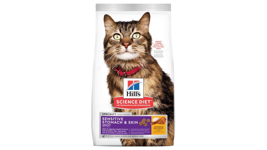 Hill's Science Diet Adult Sensitive Stomach & Skin Dry Cat Food
