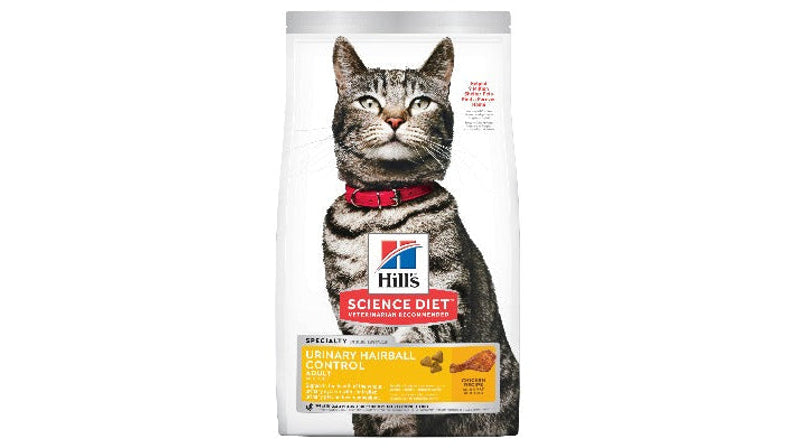 Hill's Science Diet Adult Urinary Hairball Control Dry Cat Food