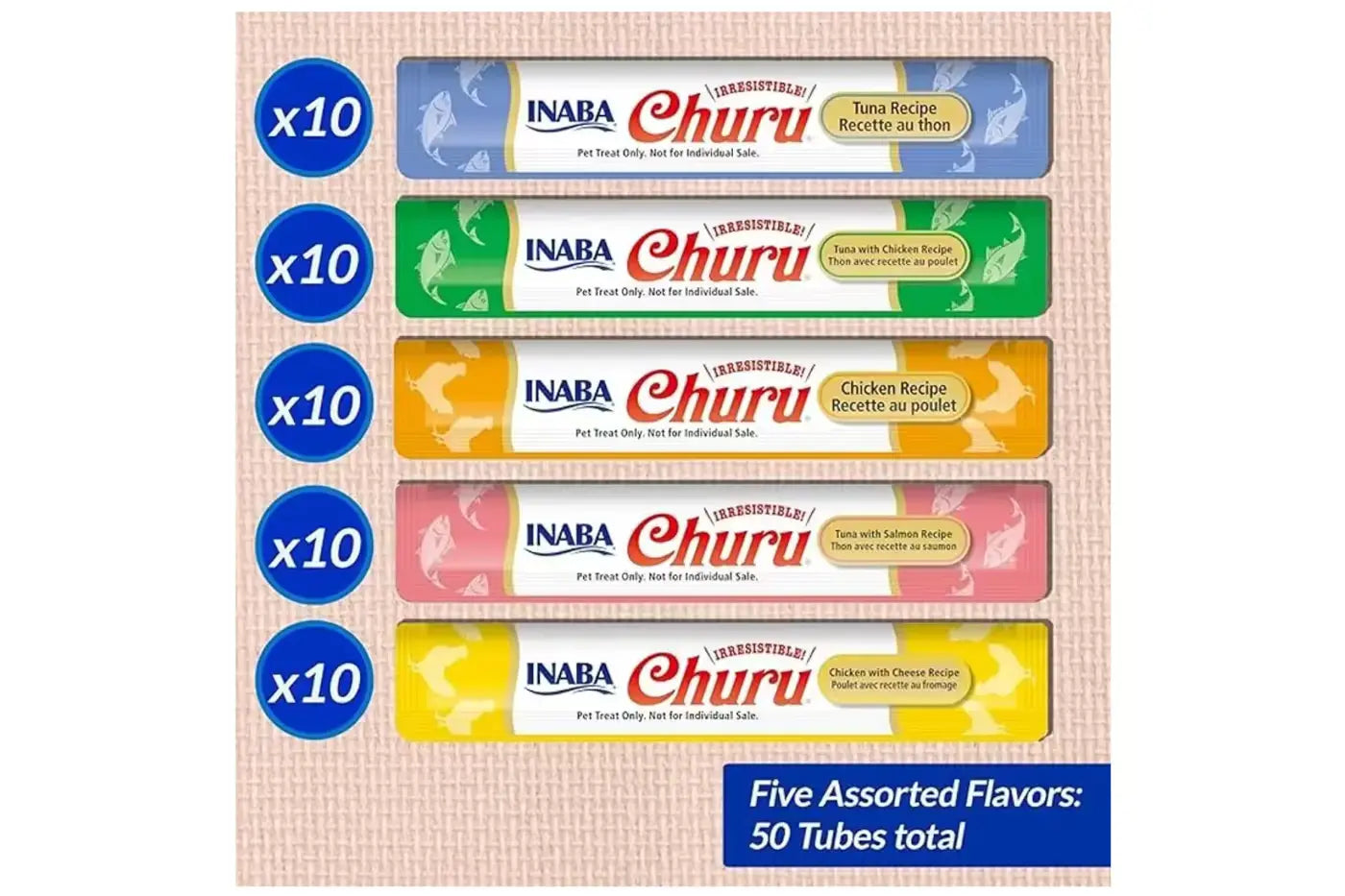Inaba Churu Chicken & Tuna Varieties For Cats Cat Treats