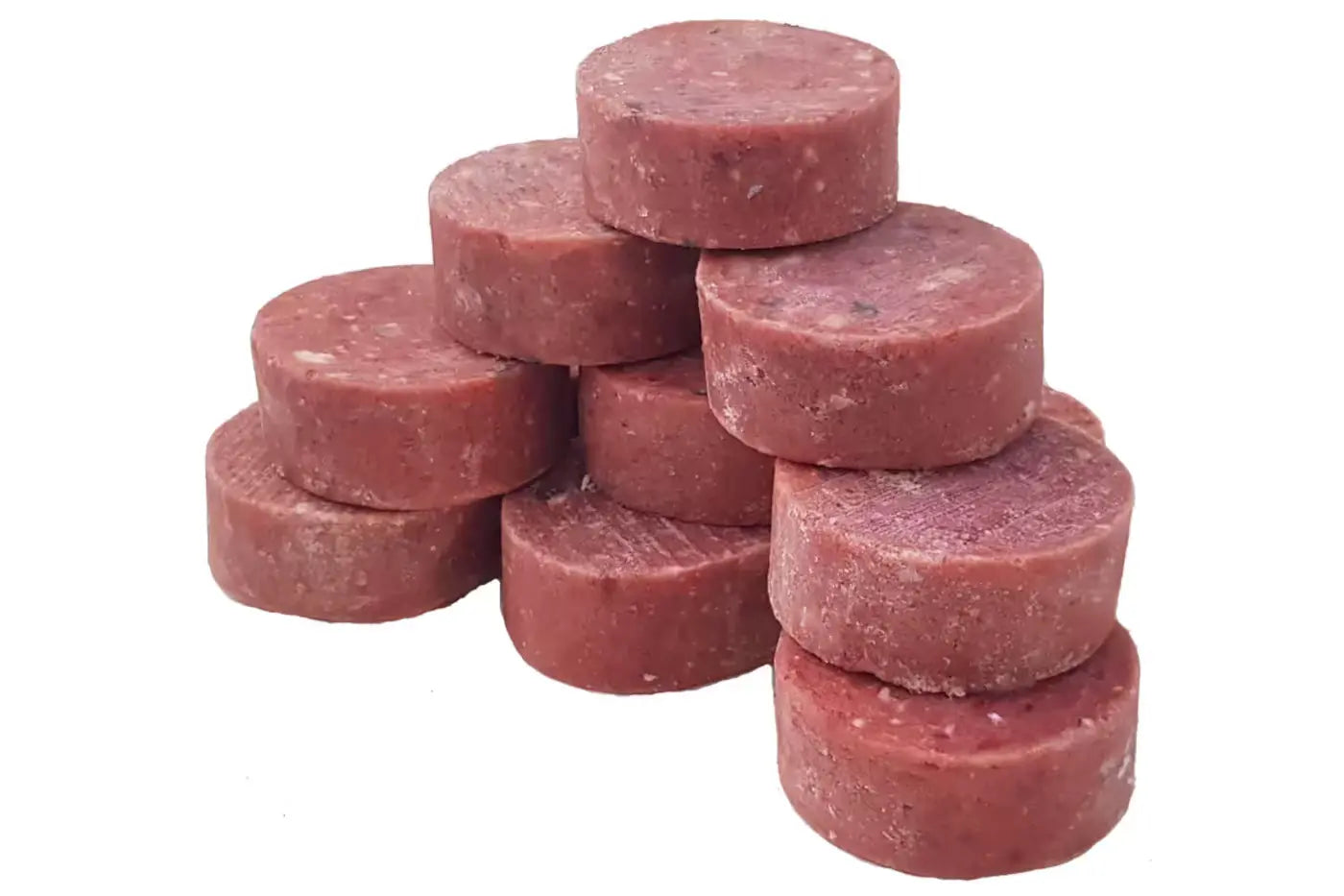 Maranui Frozen Chicken Heart Salmon Medallions Frozen Dog Food