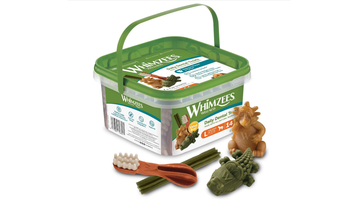Whimzees Variety Value Box - Dental Dog Treats Large - 14 Pack